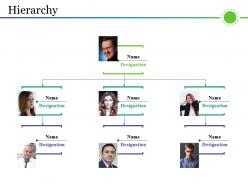 Hierarchy powerpoint slide background