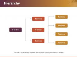 Hierarchy powerpoint slide clipart