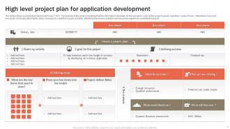 High Level Project Plan Powerpoint PPT Template Bundles