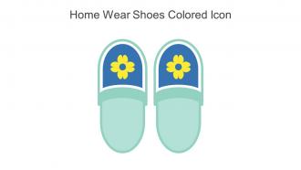 Home Wear Shoes Colored Icon In Powerpoint Pptx Png And Editable Eps Format