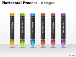 Horizontal process 6 stages ppt 4