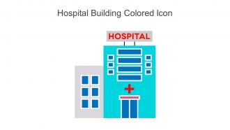 Hospital Building Colored Icon In Powerpoint Pptx Png And Editable Eps Format