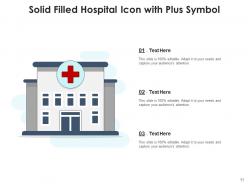 Hospital Icon Location Square Various Arrow Prescription