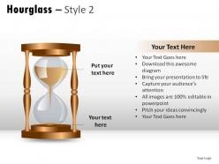 Hourglass style 2 powerpoint presentation slides