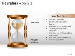 Hourglass style 2 powerpoint presentation slides