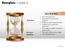 Hourglass style 2 powerpoint presentation slides