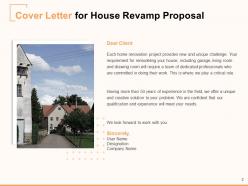 House Revamp Proposal Powerpoint Presentation Slides