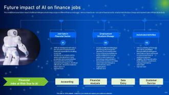 How AI Is Revolutionizing Finance Industry Powerpoint Presentation Slides AI CD Informative Compatible