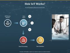 How iot works internet of things iot ppt powerpoint presentation ideas graphics pictures