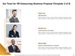 HR Outsourcing Business Proposal Powerpoint Presentation Slides