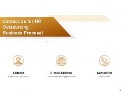 HR Outsourcing Business Proposal Powerpoint Presentation Slides