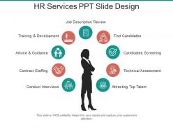 Hr services ppt slide design