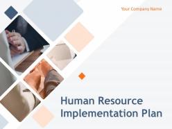 Human Resource Implementation Plan Powerpoint Presentation Slides