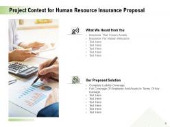 Human Resource Insurance Proposal Powerpoint Presentation Slides