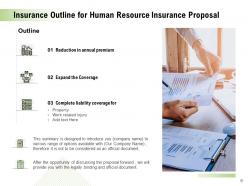 Human Resource Insurance Proposal Powerpoint Presentation Slides