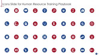 Human Resource Training Playbook Powerpoint Presentation Slides