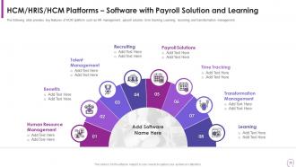 Human Resource Transformation Toolkit Powerpoint Presentation Slides