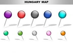 Hungary country powerpoint maps