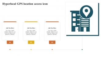 Hyperlocal GPS Location Access Icon