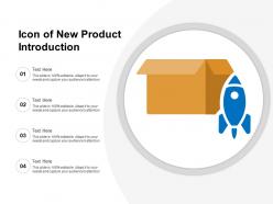 Icon of new product introduction