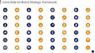 Icons Slide For Brand Strategy Framework