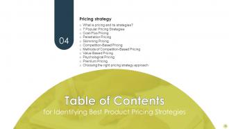 Identifying Best Product Pricing Strategies CD V