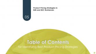 Identifying Best Product Pricing Strategies CD V