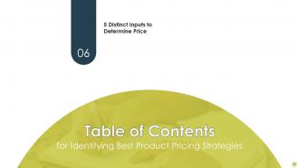 Identifying Best Product Pricing Strategies CD V