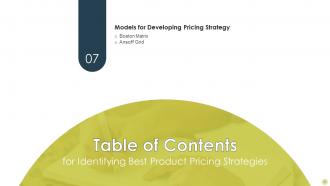 Identifying Best Product Pricing Strategies CD V