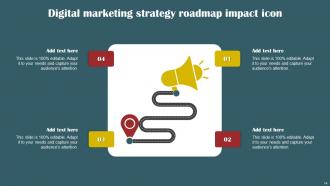 Impact Roadmap Powerpoint Ppt Template Bundles Customizable Informative