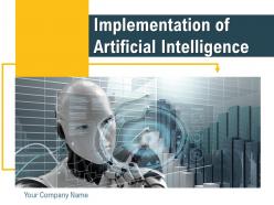 Implementation of artificial intelligence powerpoint presentation slides