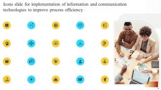 Implementation Of Information And Communication Technologies To Improve Process Efficiency Strategy CD V Impressive Pre-designed