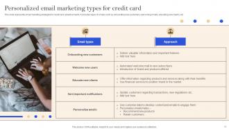 Implementation Of Successful Credit Card Marketing Plan Strategy CD V Aesthatic Appealing