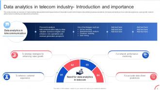 Implementing Data Analytics To Enhance Telecom Business Operations Data Analytics CD Compatible Content Ready