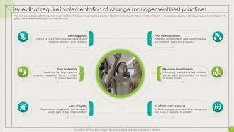 Implementing High Impact Best Practices For Change Management CM CD Appealing Image