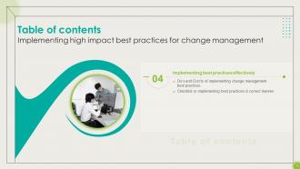 Implementing High Impact Best Practices For Change Management CM CD Informative Best