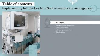 Implementing IOT Devices For Effective Health Care Management Powerpoint Presentation Slides IoT CD Attractive Visual