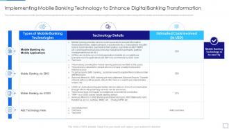 Implementing mobile technology to application of digital industry transformation strategies