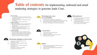 Implementing Outbound And Email Marketing Strategies To Generate Leads MKT CD Professionally