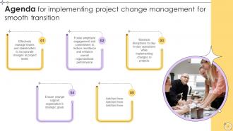 Implementing Project Change Management For Smooth Transition CM CD Slides Unique