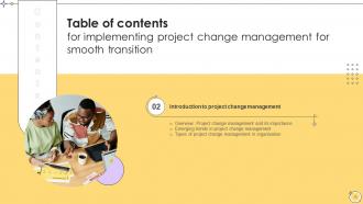 Implementing Project Change Management For Smooth Transition CM CD Editable Unique