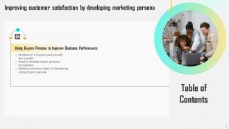 Improving Customer Satisfaction By Developing Marketing Persona Powerpoint Presentation Slides MKT CD V Ideas Unique