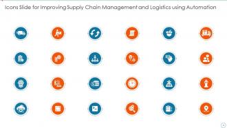 Improving Supply Chain Management And Logistics Using Automation Powerpoint Presentation Slides