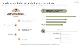 Improving The Client Experience And Sales With Targeted And Optimized Salon Marketing Plan Strategy CD V Editable