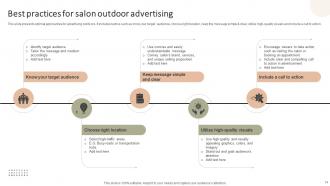 Improving The Client Experience And Sales With Targeted And Optimized Salon Marketing Plan Strategy CD V Researched