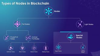 In Depth Guide To Blockchain Nodes Training Ppt