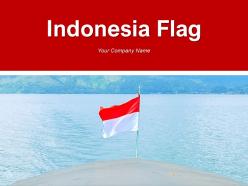 Indonesia Flag Waterfall Beach Location Crowd Pointer