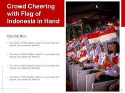 Indonesia Flag Waterfall Beach Location Crowd Pointer