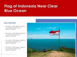 Indonesia Flag Waterfall Beach Location Crowd Pointer