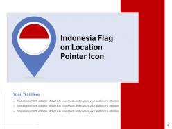 Indonesia Flag Waterfall Beach Location Crowd Pointer